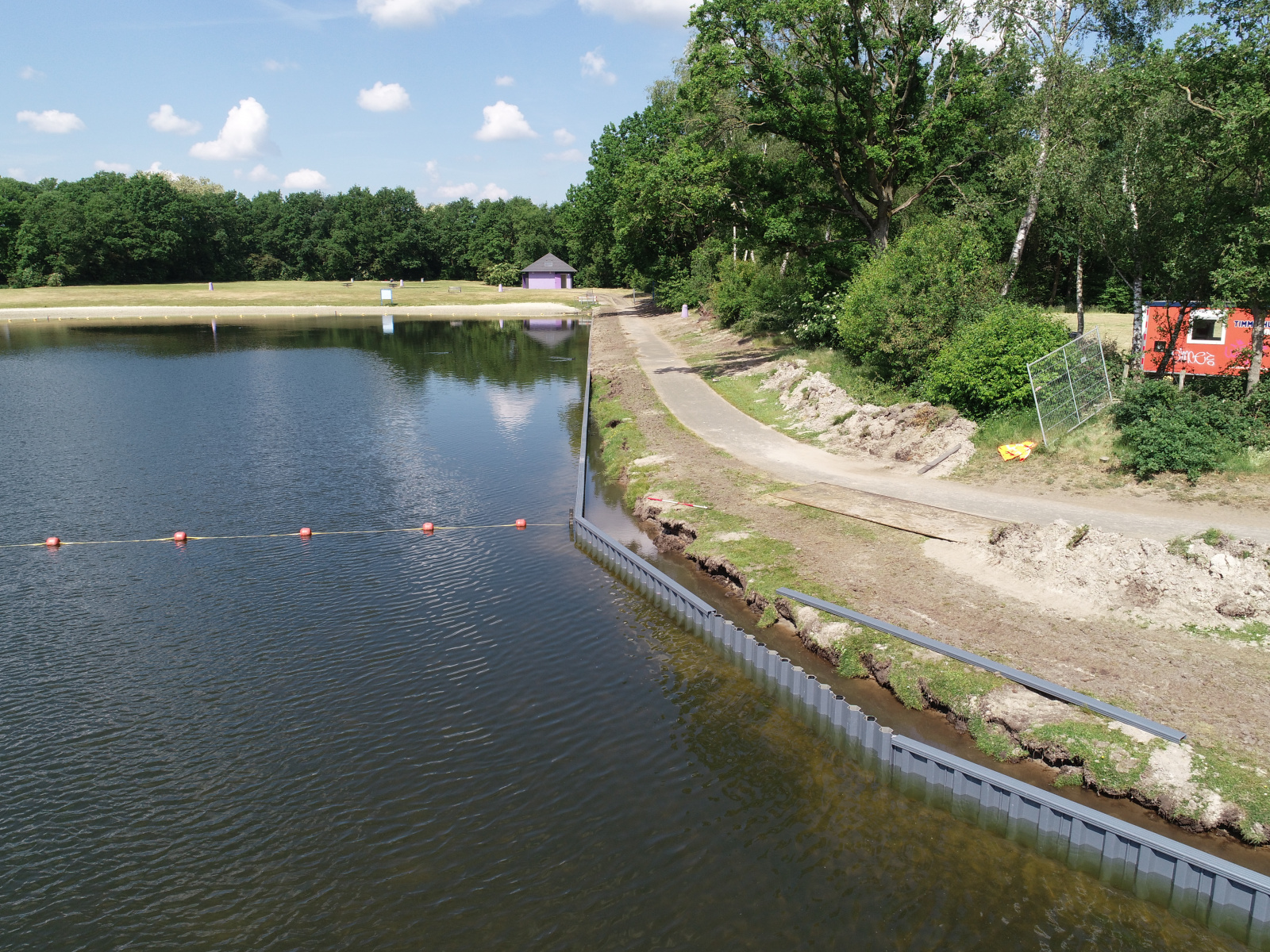 Renovatie oeverconstructie